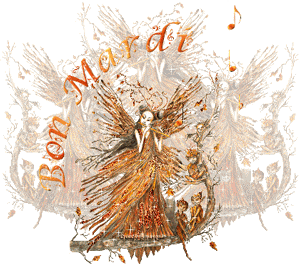 Gif animé Bon mardi ange
